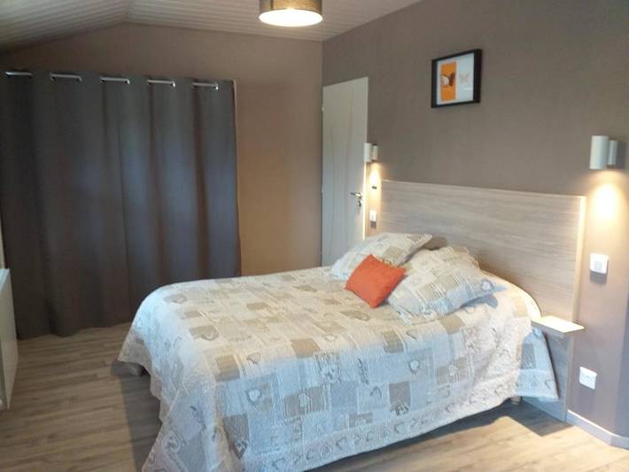 Chambre d’hôte pour 2 personnes, avec balcon et vue