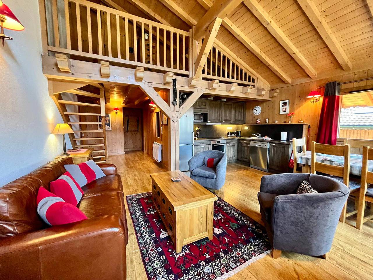 Appartement De Vacances pour 6 Personnes dans Grand Massif, Région de Bonneville