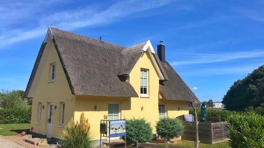 Ferienhaus für 6 Personen, mit Terrasse und Garten, mit Haustier