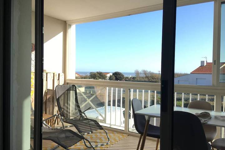 Gîte pour 3 personnes, avec balcon dans Plage du Phare (La Tranche-sur-Mer)