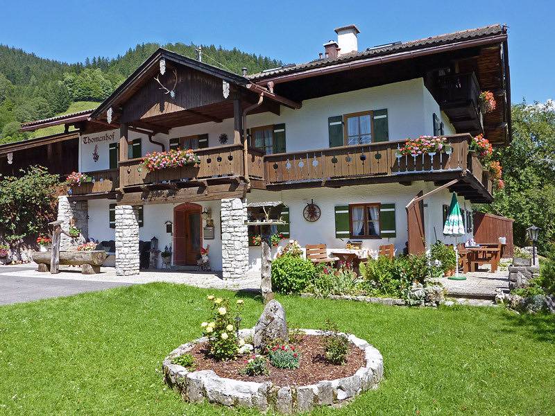 Ganze Ferienwohnung, Thomanhof Ferienwohnung - Ferienwohnung Watzmann 2-4 Personen 76 qm, Dusche/Wc, Balkon, Tv, 2 Schlafzimmer in Ramsau bei Berchtesgaden, Berchtesgadener Alpen