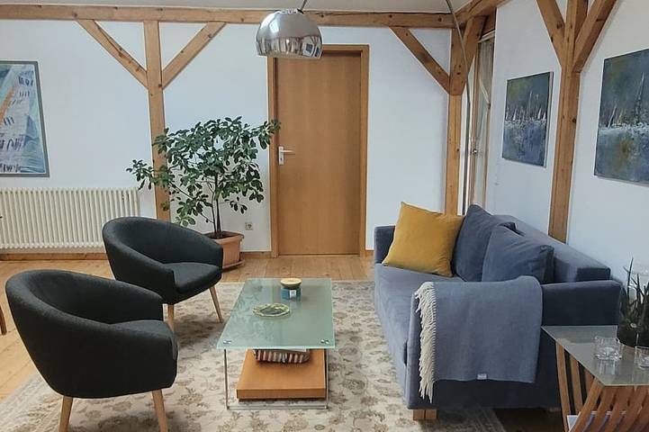 Ferienwohnung für 5 Personen, mit Balkon und Garten im Weimarer Land
