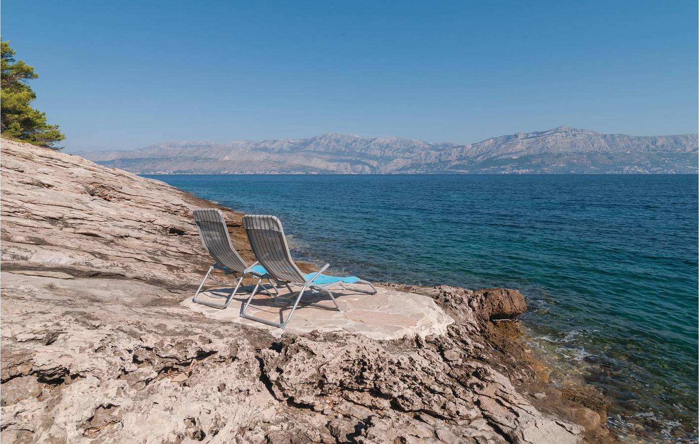 Ferienhaus für 6 Personen mit Ausblick in Postira, Brac