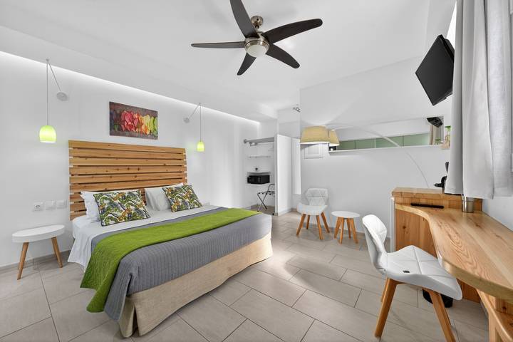 Studio für 2 Personen, mit Garten und Balkon, mit Haustier