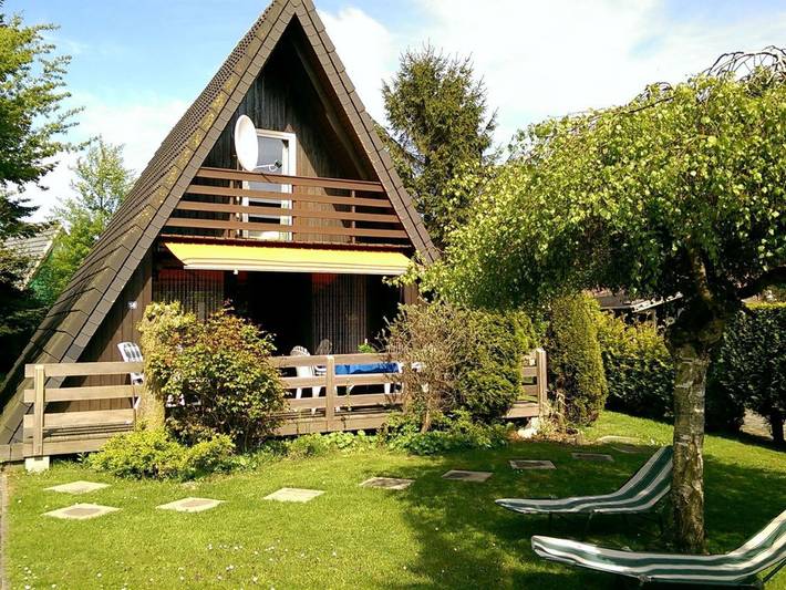 Ferienpark für 5 Personen, mit Balkon und Terrasse sowie Garten