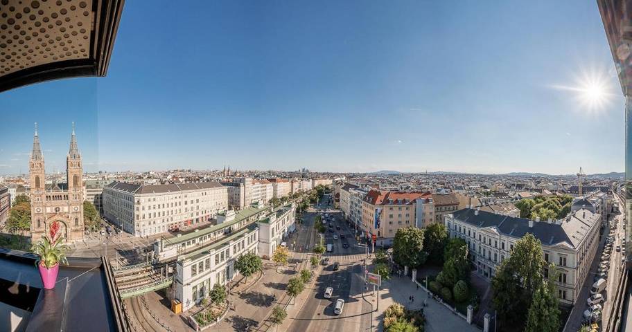 Ferienwohnung für 5 Personen, mit Sauna und Ausblick sowie Balkon in Wien - 3