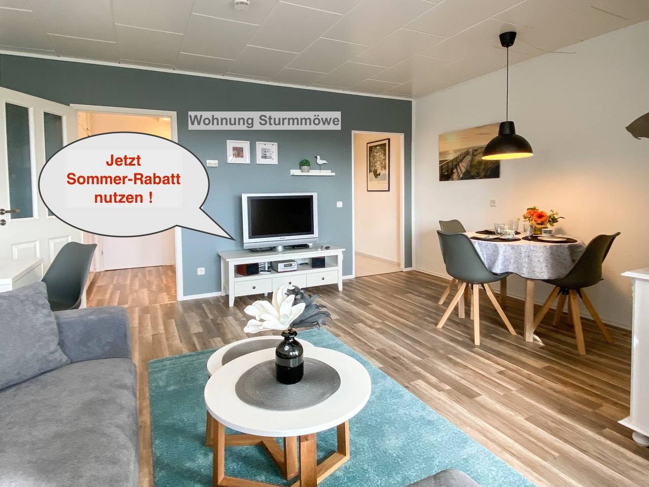 Ganze Ferienwohnung, Whg. Sturmmöwe - Haus Nordlichter in Wendtorfer Strand, Wendtorf