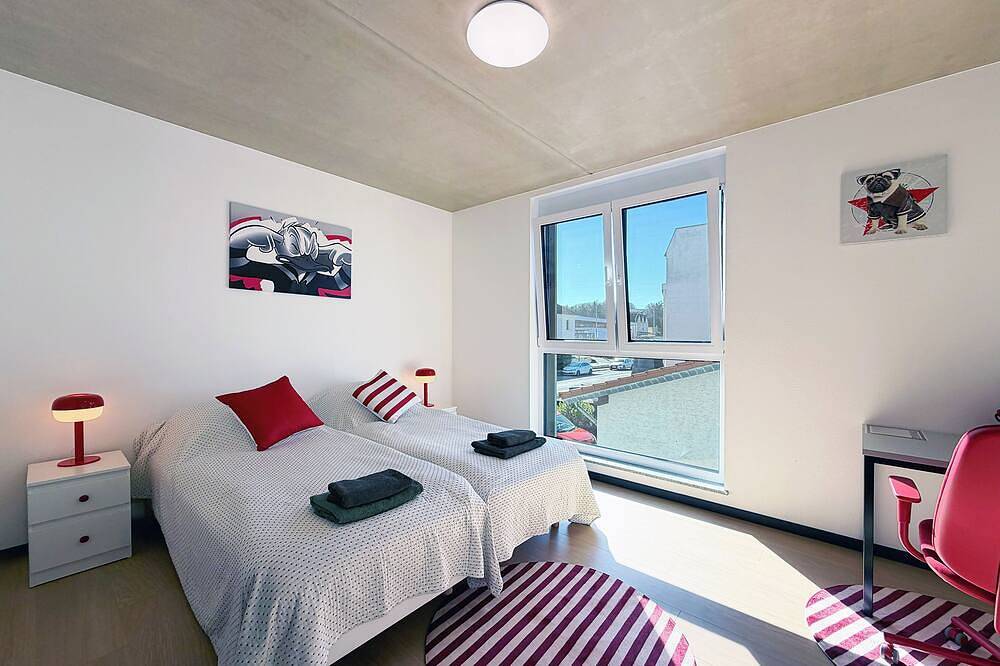 Ganze Wohnung, Bonquartier | Design-Apartment mit Arbeitsplatz/Balkon & Parkplatz in Wachtberg, Rhein-Sieg-Kreis