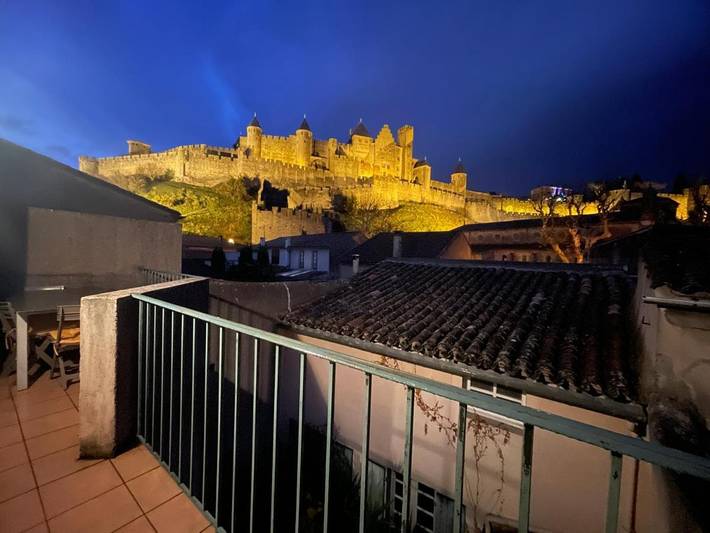 Gîte pour 6 personnes, avec vue et terrasse dans Cite Medievale - 2
