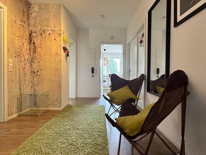 Ferienwohnung für 4 Personen, mit Balkon und Garten