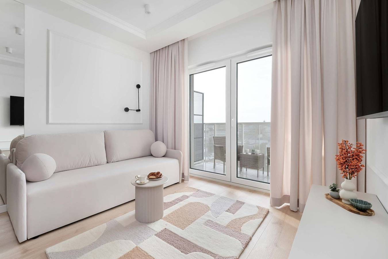 Cały apartament, Apartament wakacyjny dla 4 osób z balkon/ taras in Łódź, Województwo łódzkie
