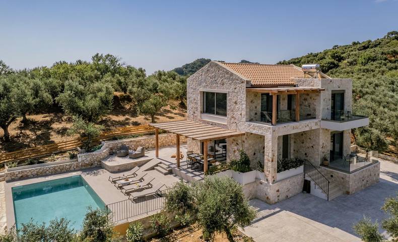 Villa für 6 Personen, mit Terrasse und Meerblick auf Zakynthos