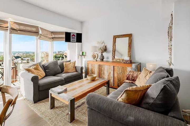 Location de vacances pour 6 personnes, avec balcon à La Panne