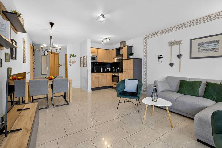Ferienwohnung für 4 Personen, mit Balkon und Sauna