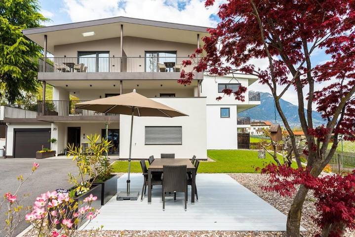 Ferienwohnung für 4 Personen, mit Garten und Ausblick in Marling - 3