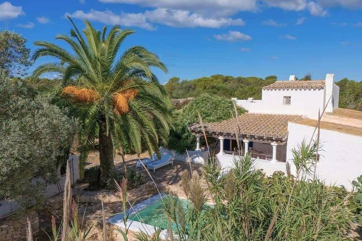 Villa mit pool für 7 Personen, mit Garten und Balkon auf Formentera
