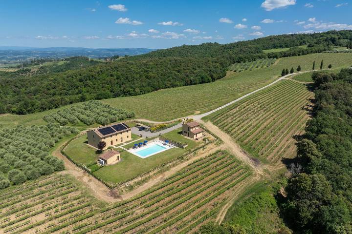 Villa con piscina per 14 persone, con Piscina a San Gimignano