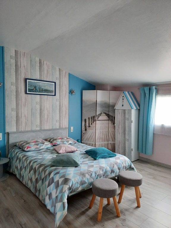 L'Amandier à Maury - Chambre Azur in Maury, Parc naturel régional Corbières-Fenouillèdes