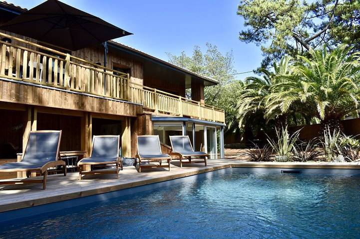 Maison de vacances pour 14 personnes, avec jardin et terrasse, animaux acceptés au Cap Ferret