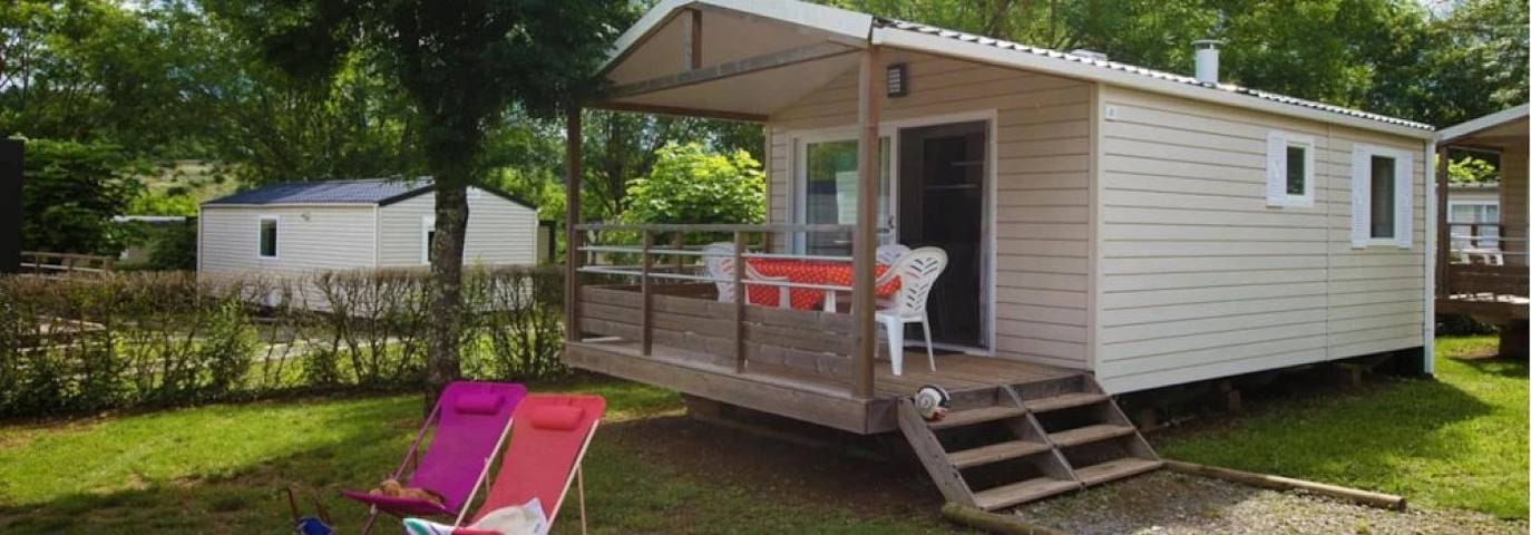 Mobil home pour 4 personnes, avec bassin pour enfant à Chandolas - 3