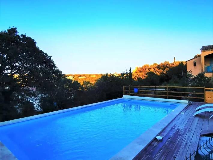 Location de vacances pour 9 personnes, avec piscine et jardin à Saint-Siffret - 4