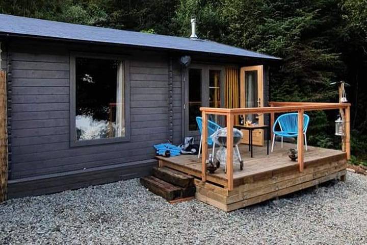 Log cabin for 2 people, with Ocean view and Terrace as well as Lake view in Scotland, United Kingdom