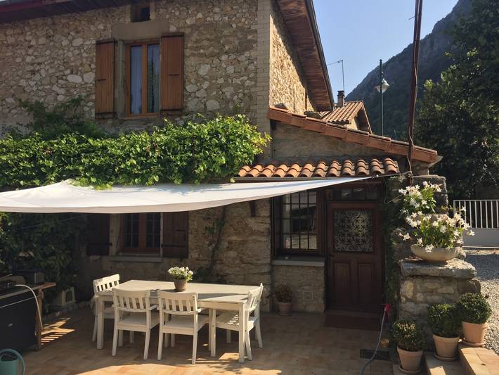 Piscina privada climatizada con vistas al Vercors in Beauregard-Baret, Vercors