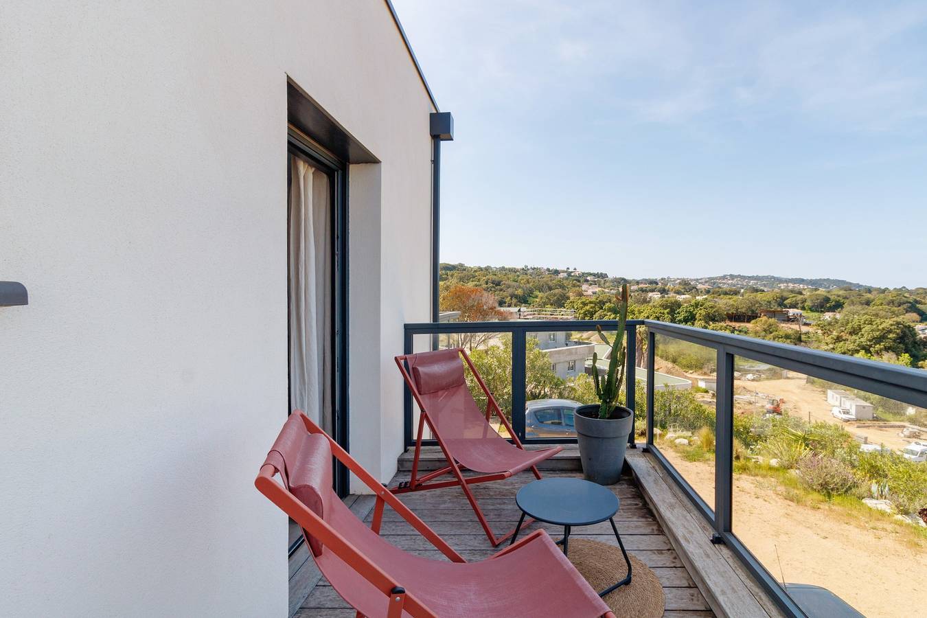 Chambre d’hôtes « Chambre 1 » avec vue sur la mer, Wi-Fi et climatisation in Grosseto-Prugna, Région d'Ajaccio