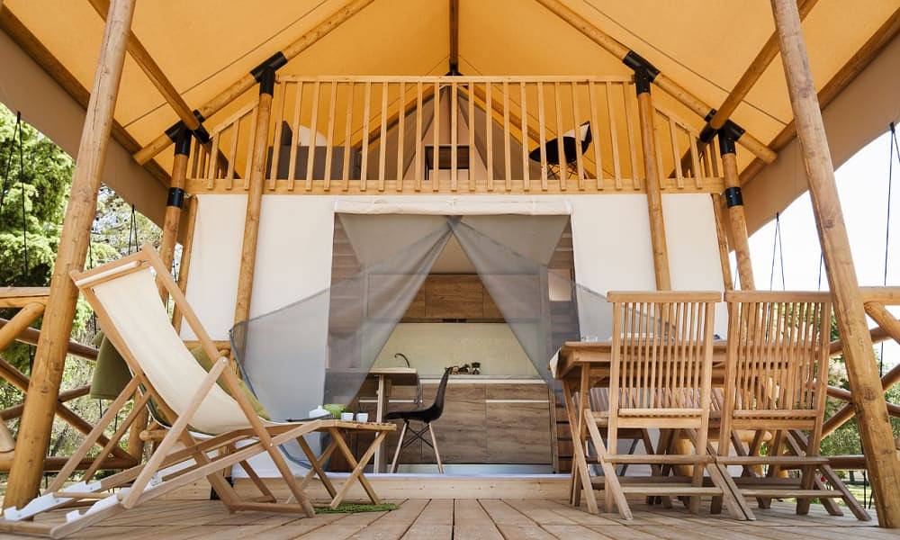 Europarcs Gulperberg — Glamping Zelt L 4 in Gulpen, Limburg (Niederlande)