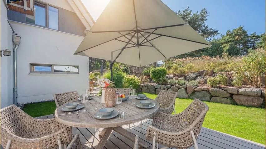 Ferienhaus für 6 Personen, mit Garten und Sauna sowie Terrasse in Loddin