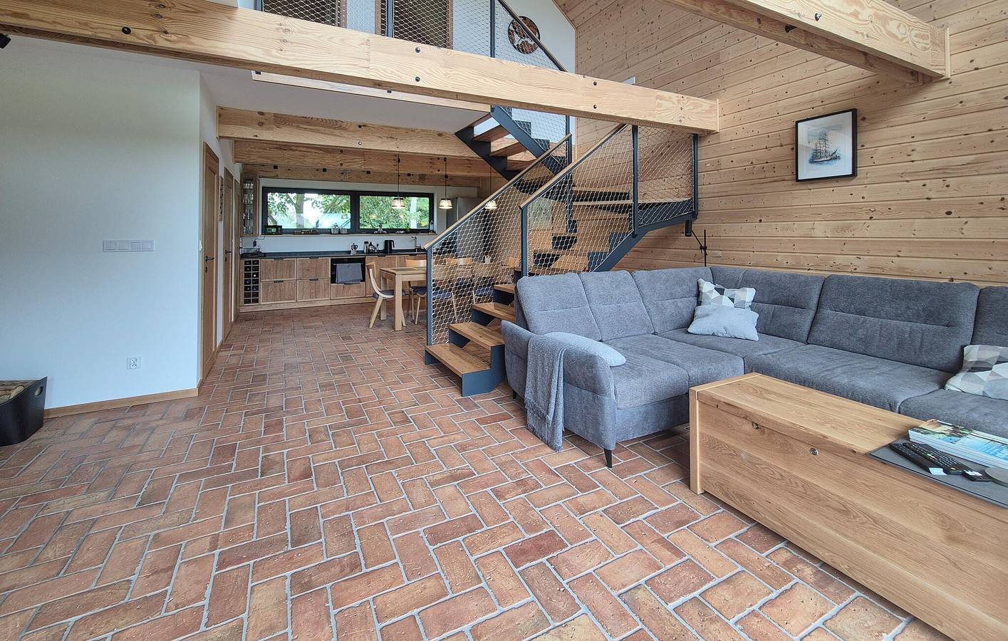 Ferienhaus für 6 Personen mit Terrasse in Nowe Warpno, Stettiner Haff