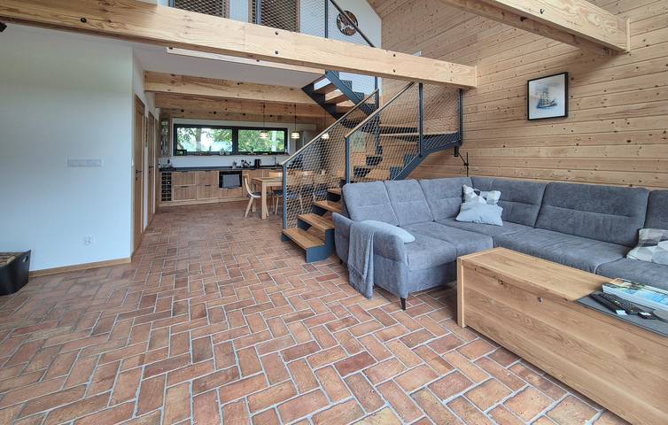 Ferienhaus für 6 Personen mit Terrasse in Nowe Warpno, Stettiner Haff