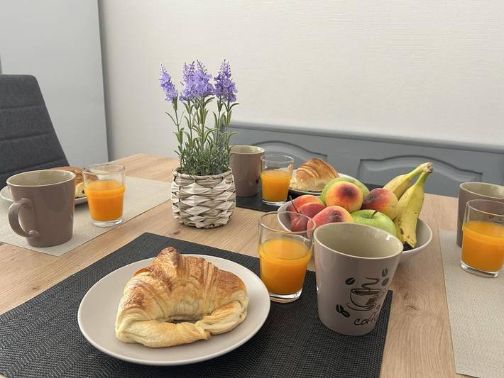 Appartement de vacances pour 6 personnes, avec jardin