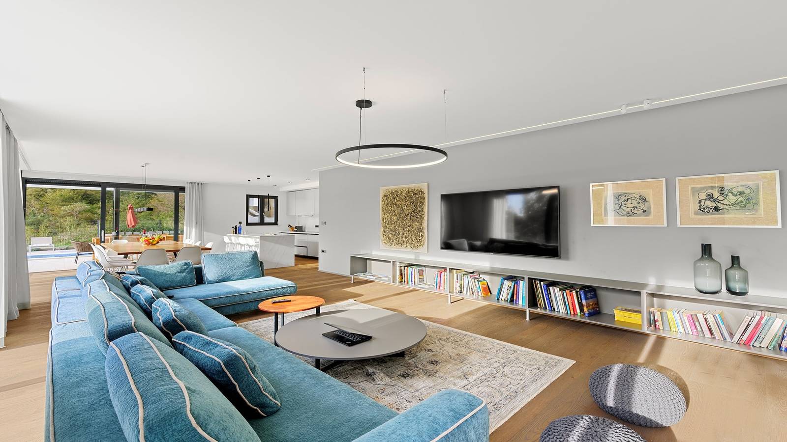 Moderne Villa Adria Blue mit beheiztem Pool in Bakarac, Kraljevica