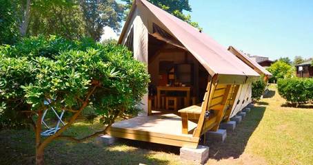 Cottage pour 5 personnes, avec bassin pour enfant à Moriani-Plage