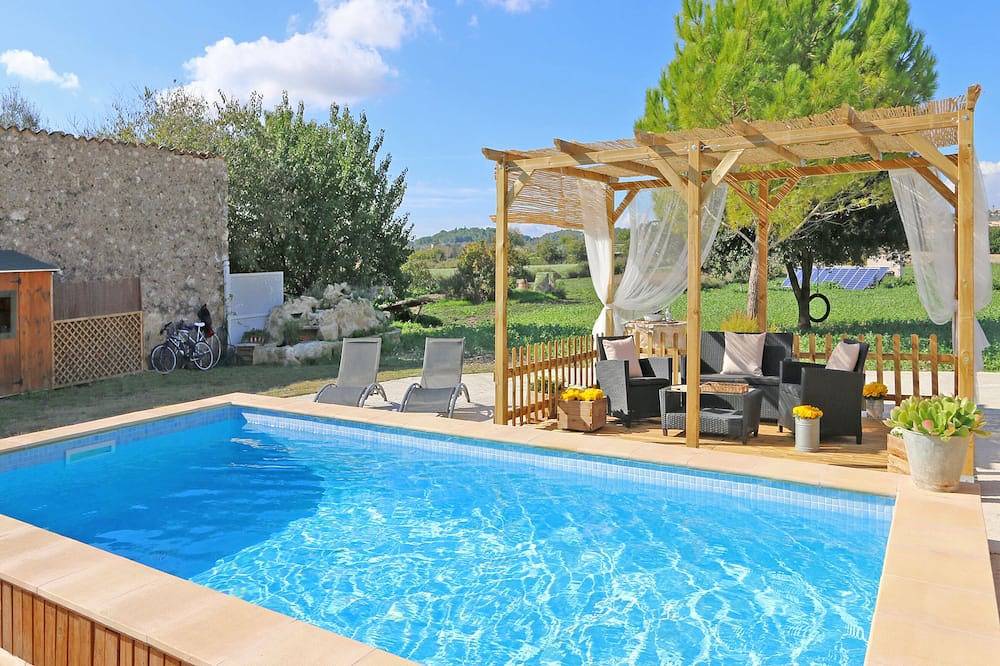 Encantadora casa de campo en zona tranquila con piscina, terraza, vistas impresionantes, internet in San Juan (Mallorca), Interior de Mallorca