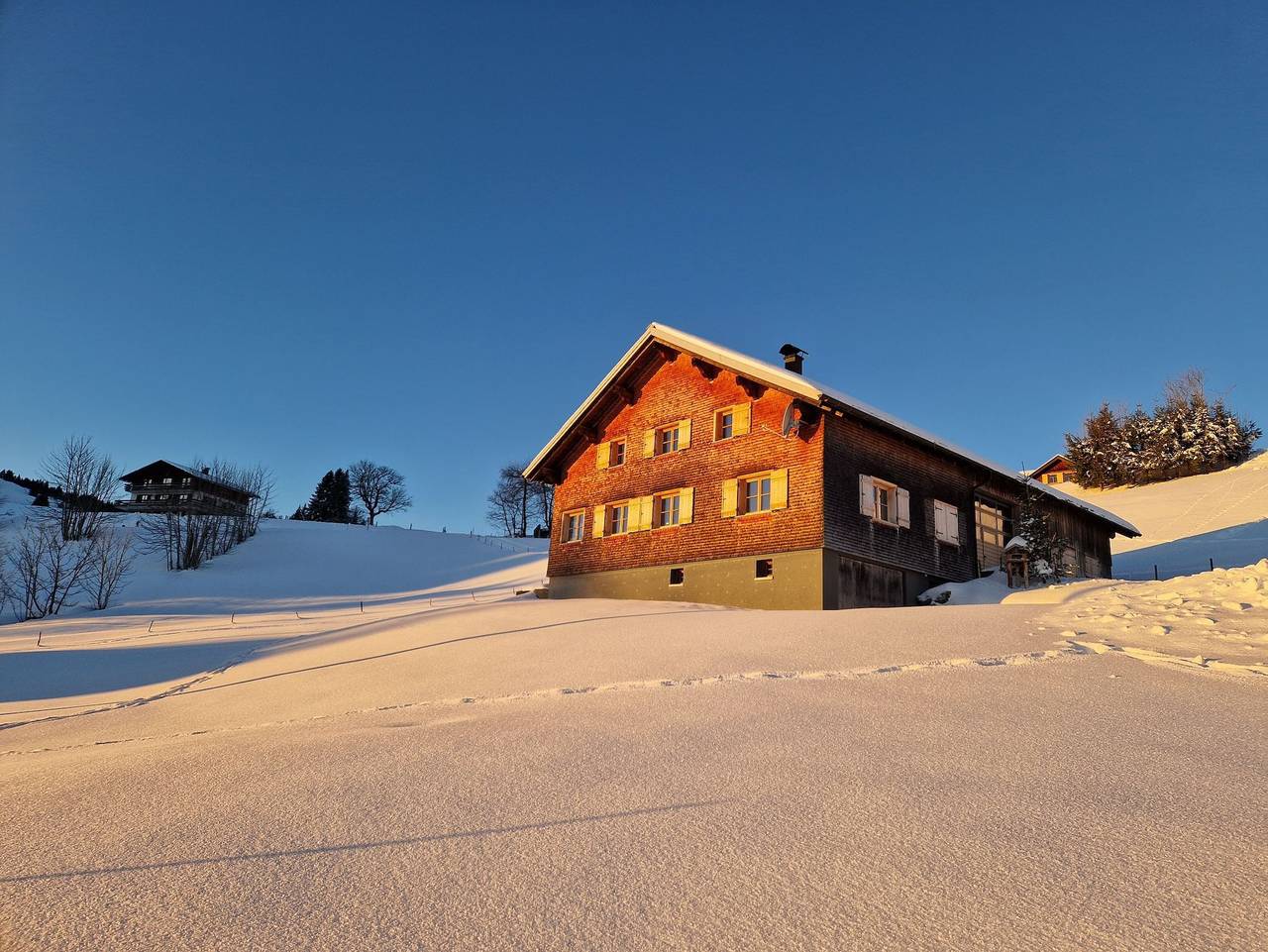 Haus Unterlose 392 direkt im Ski- und Wandergebiet Bödele - Ferienhaus Unterlose 392 in Schwarzenberg, Bodensee-Vorarlberg