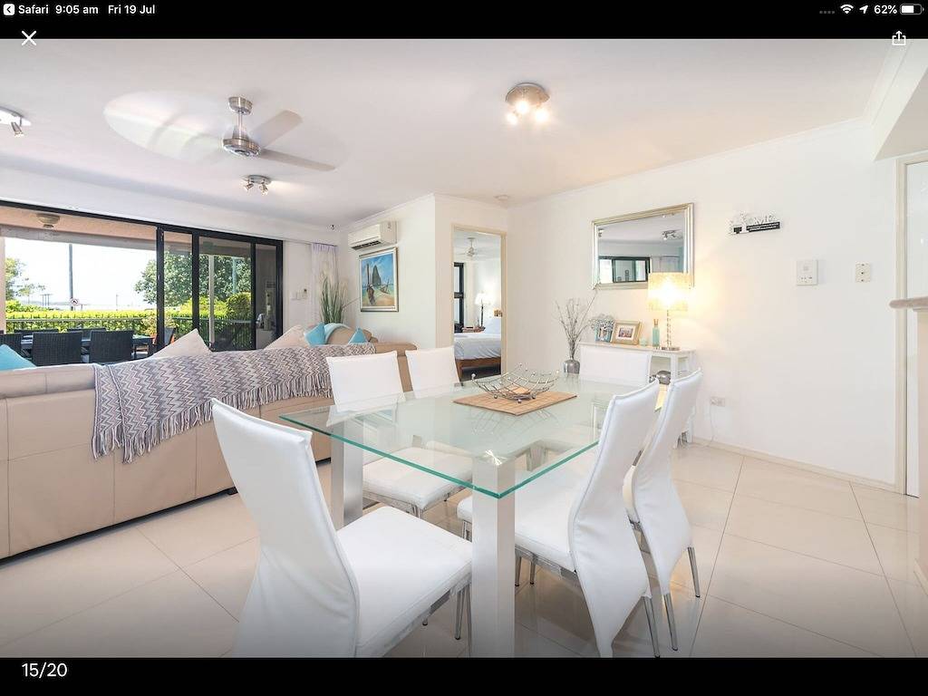 Ganze Wohnung, Riesiger Privater Sicherer Hof Mit Wasseransicht in Maroochydore, Sunshine Coast