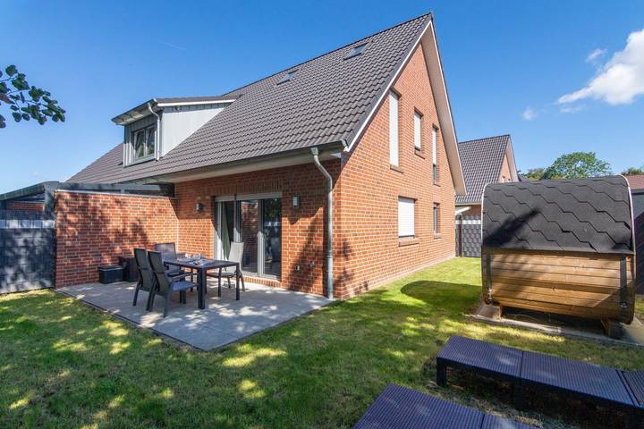 Ferienhaus für 4 Personen, mit Sauna und Garten in Dornum (Stadt)