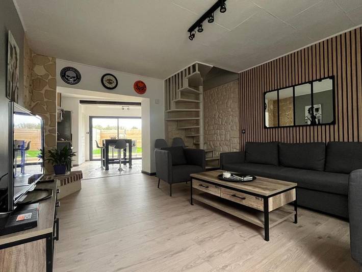Gîte pour 5 personnes, avec terrasse et jardin à Ypreville-Biville