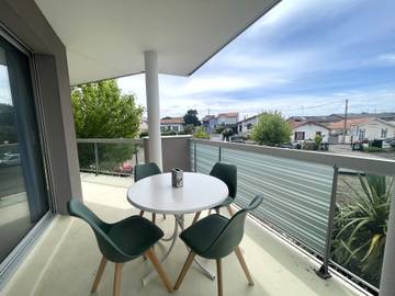 Gîte pour 4 personnes, avec terrasse dans Port d'Arcachon