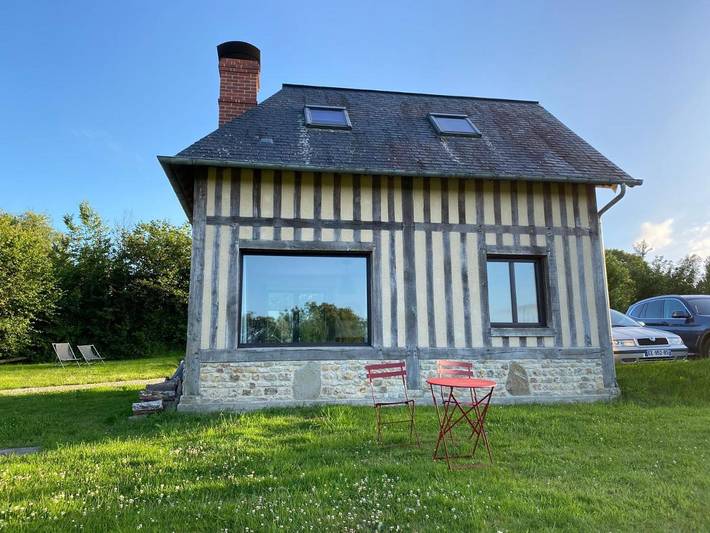 Gîte pour 4 personnes, avec jardin et vue à Les Authieux-sur-Calonne