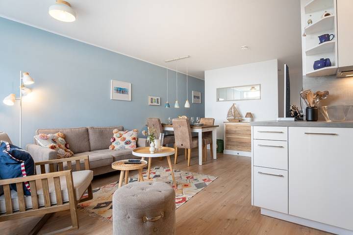 Ferienpark für 3 Personen, mit Meerblick und Balkon