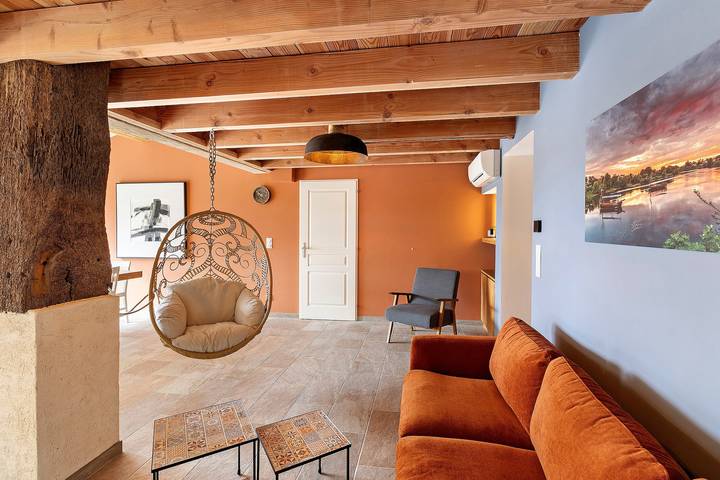 Casa de vacaciones «Le Nougaillou - Les Carassonnes» con piscina compartida, Wi-Fi y aire acondicionado in Saint-Nexans, Périgord Pourpre