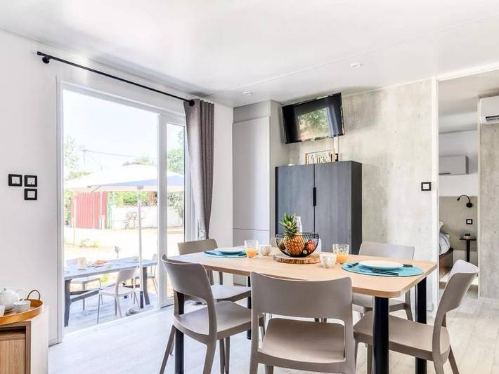 Camping Les Cottages de Perpignan - Wohnung 2 personen - Suite 2 Personen Klimatisiert + Tv in Pia, Mittelmeerküste (Frankreich)