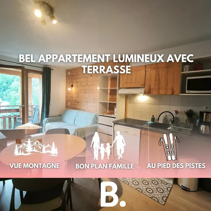 Apartamento de vacaciones para 6 personas, con terraza y vistas - 1
