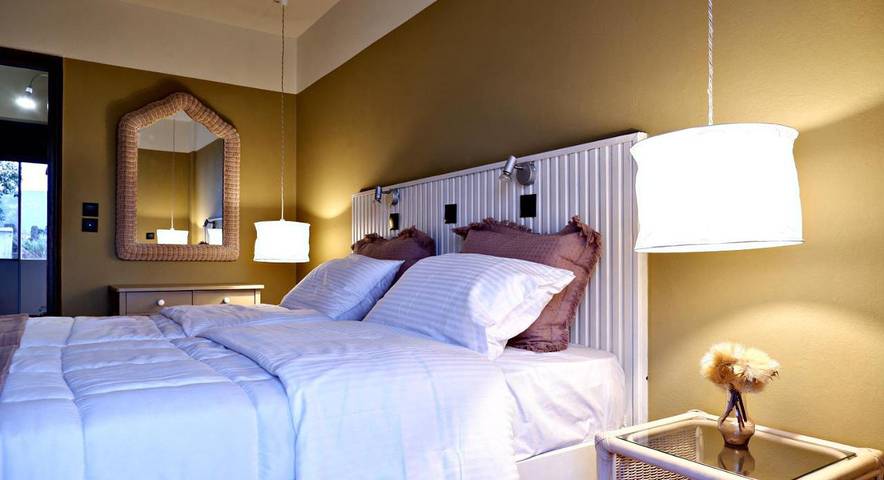 Chambre d’hôte pour 3 personnes, avec Balcon et Terrasse ainsi que Jardin et Vue à Bodrum