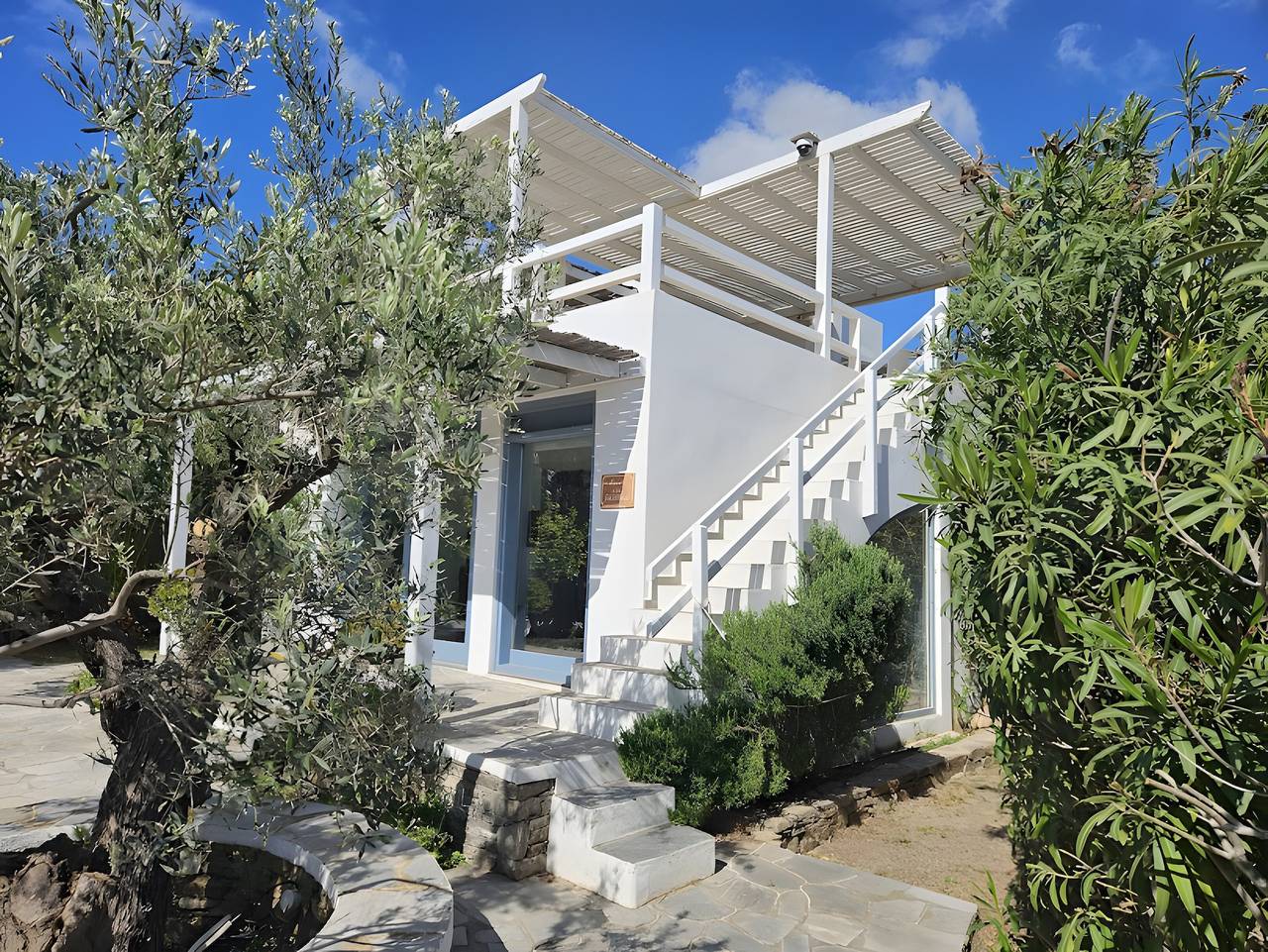 Ferienhaus „Villa Thalassa - Vathy“ mit Meerblick, Wlan und Klimaanlage in Vathi Strand, Kykladen