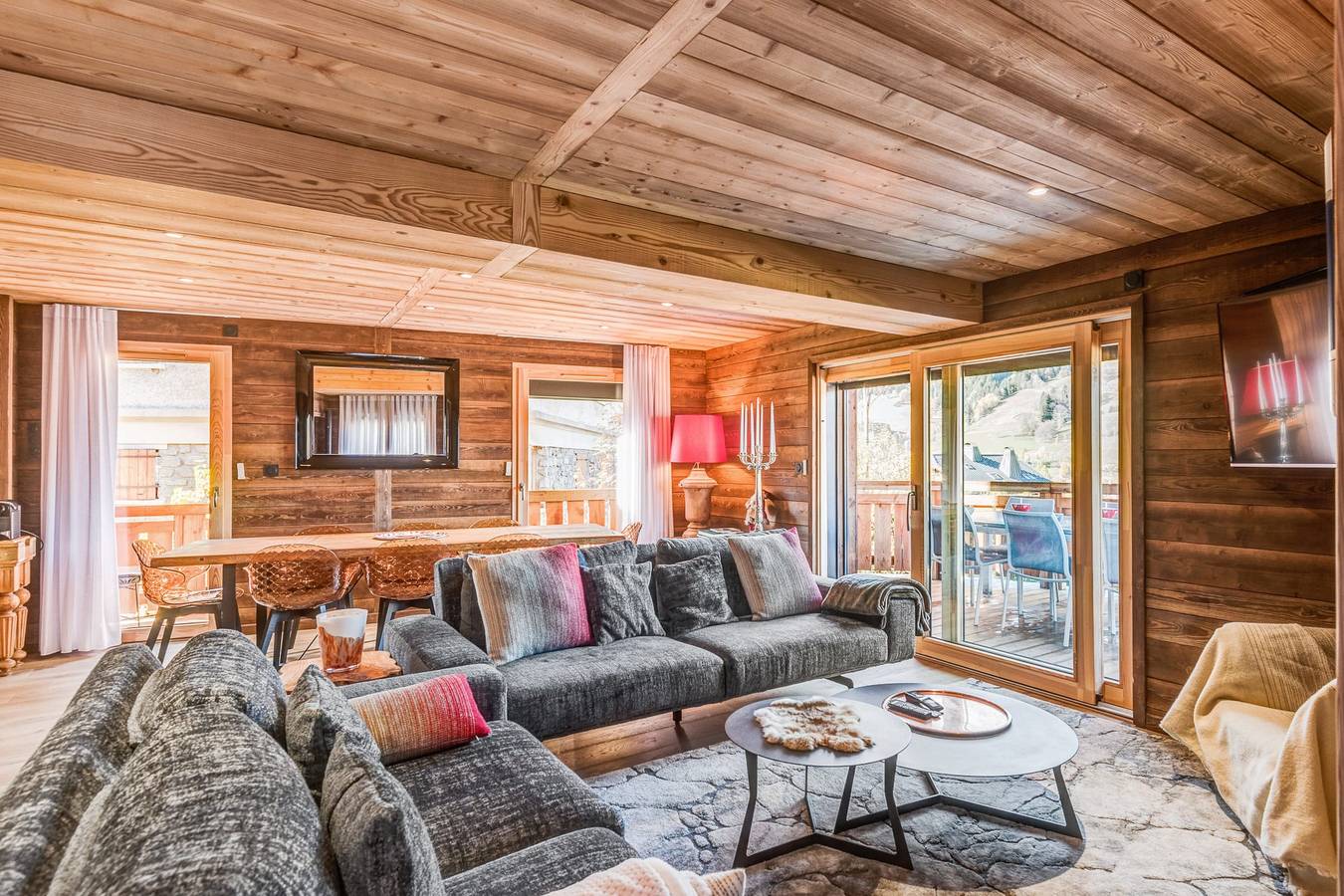 Chalet pour 8 Personnes dans Megève, Massif du Mont-Blanc