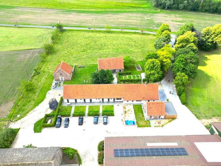 Maison de vacances pour 37 personnes, avec Terrasse ainsi que Jardin et Vue à Oostkamp